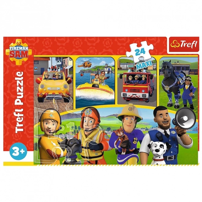 Fireman Sam and Friends Maxi Puzzle 24 Pieces