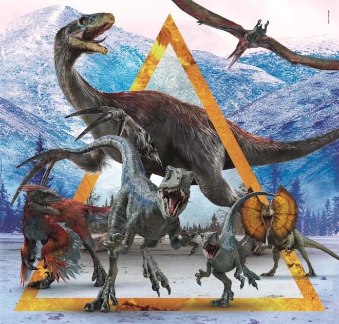 Jurassic World Puzzle Set for Kids