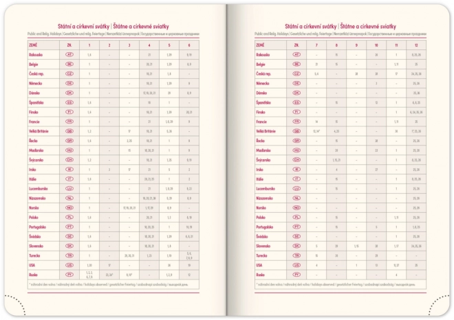 Weekly Planner Twill 2025 Blue-Silver