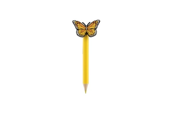 Colorful Pencils with Butterfly Decorations