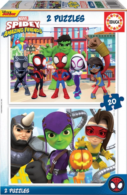 Educa Spidey and His Amazing Friends Puzzle Set