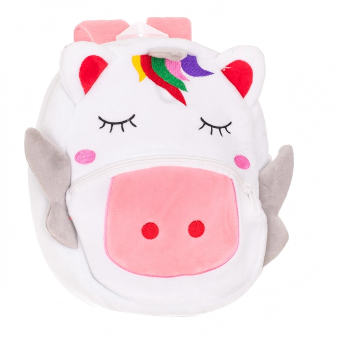 Plush Unicorn Preschool Backpack