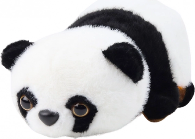 Giocattolo di peluche 2 in 1 - Panda rossa e classica 22 cm