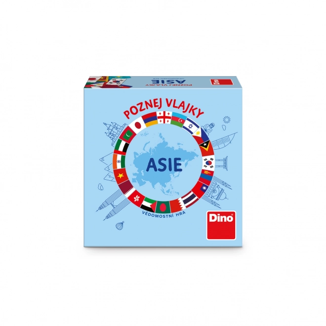 Discover Asian Flags Travel Game