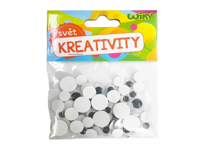 Assorted Sizes Googly Eyes, Pack of 60