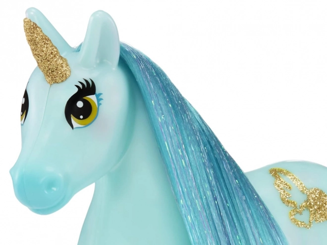 Sea Glass Little Unicorn Dream Bella with Brush – blue