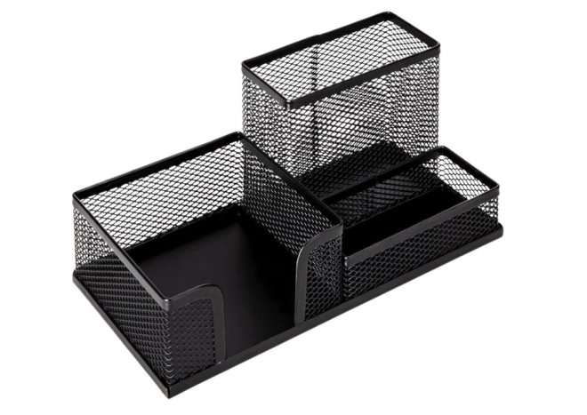 Elegant Black Metal Office Desk Organizer