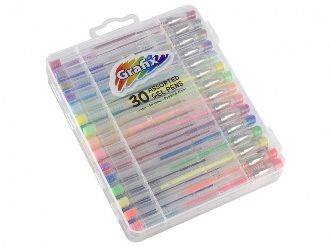 Gel Pens in Case 30 pcs