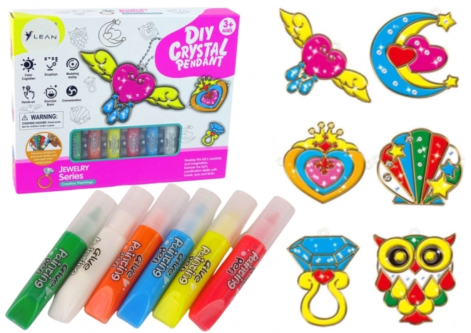 Paint Your Own Stained Glass Charms Set