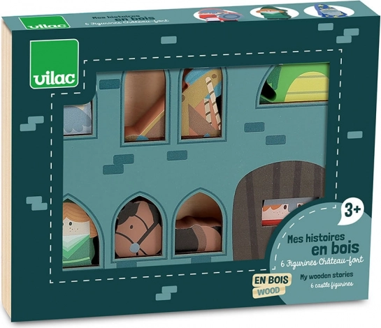 Vilac Wooden Castle Figures