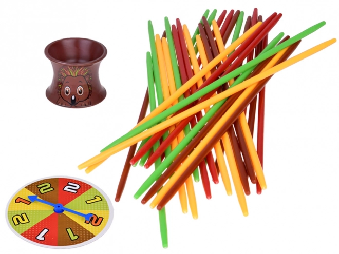 Skill Game Crazy Hedgehog Colorful Pickup Sticks