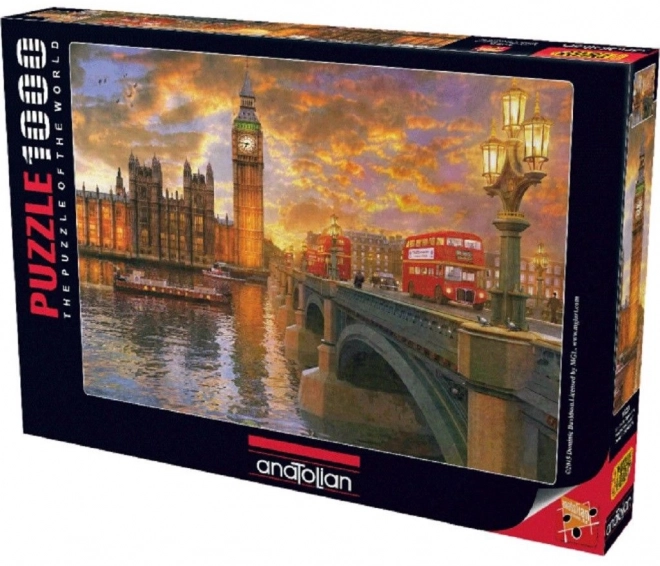 Anatolian Puzzle Twilight Over Westminster 1000 Pieces