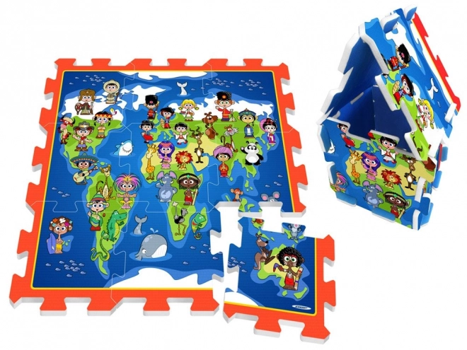 Foam Puzzle Mat World Kids