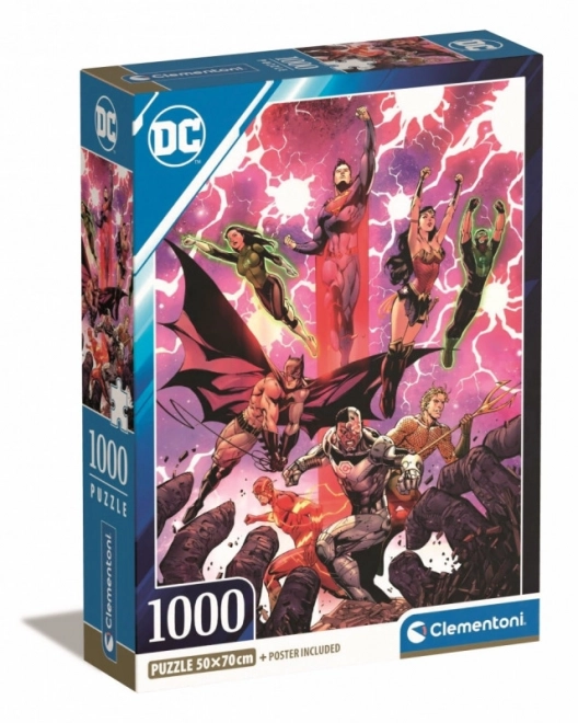 Compact Puzzle 1000 Pieces Justice League by DC Comics