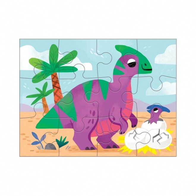 Mudpuppy Dinosaur Puzzle Set