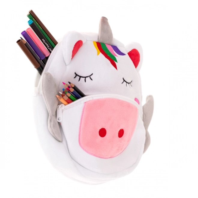 Plush Unicorn Preschool Backpack