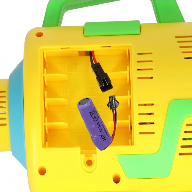 Automatic Bubble Blower Gun with Lights - Yellow