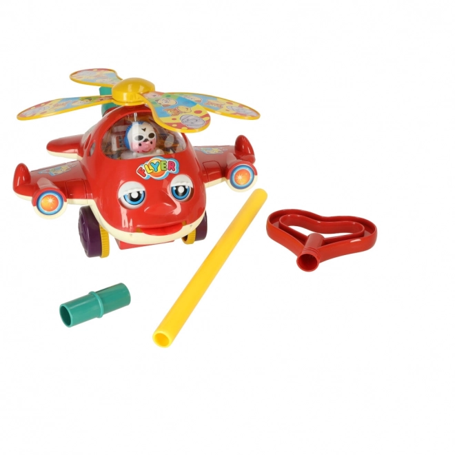 Push Along Toy Airplane Helicopter with Sound