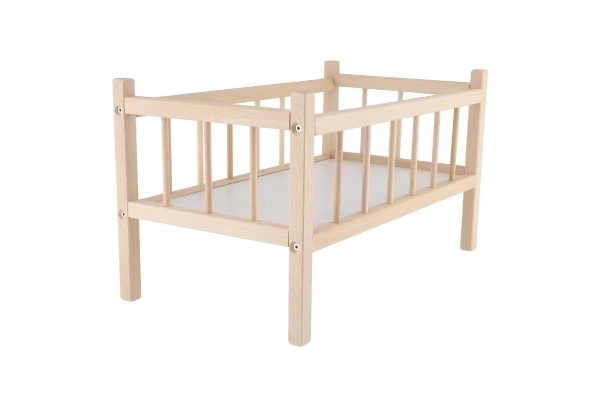 Wooden Doll Bed