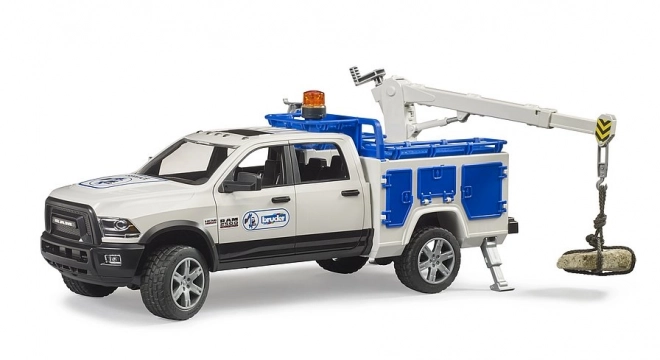 Ram 2500 Service Truck with Rotating Arm and Beacon