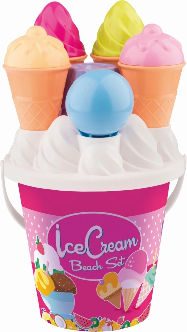 Androni ice cream sandbox set - medium pink