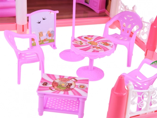 Luxury Dollhouse with Furniture Set