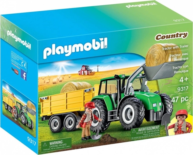 Set of Figures Land 9317 Tractor with Trailer