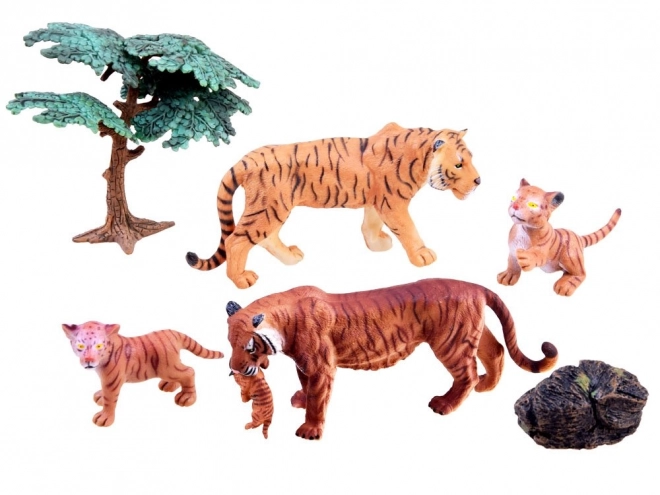 Safari Animal Figures Set with Leopard – A