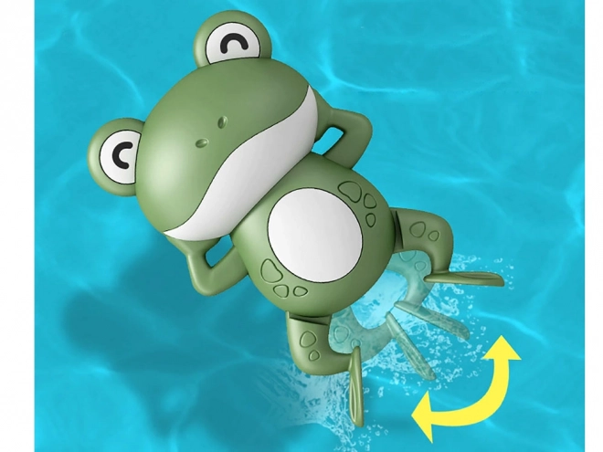 Wind-Up Floating Bath Frog Toy