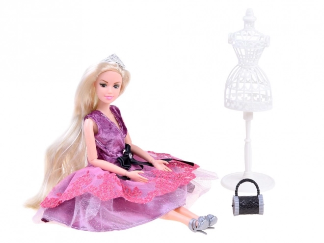 Emily Doll in Evening Dress with Accessories