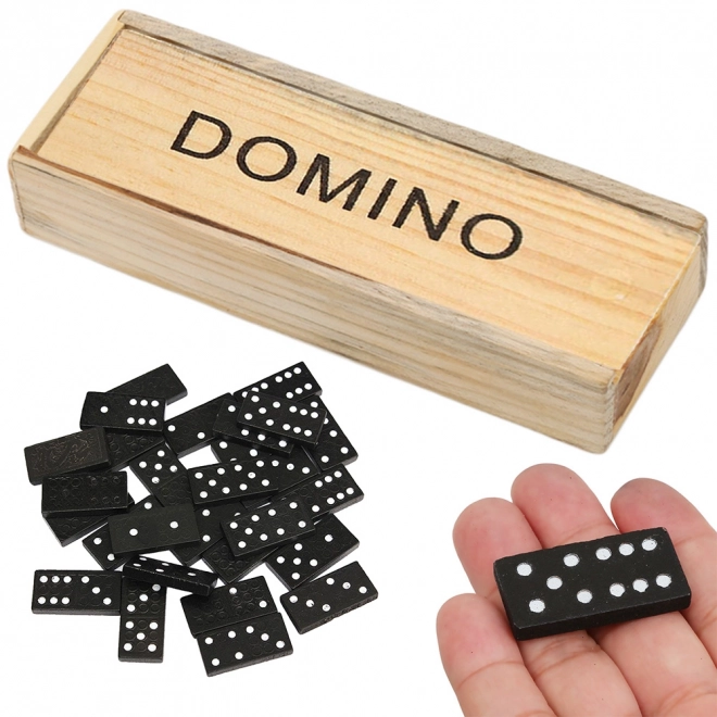 Wooden Domino Set with 28 Pieces