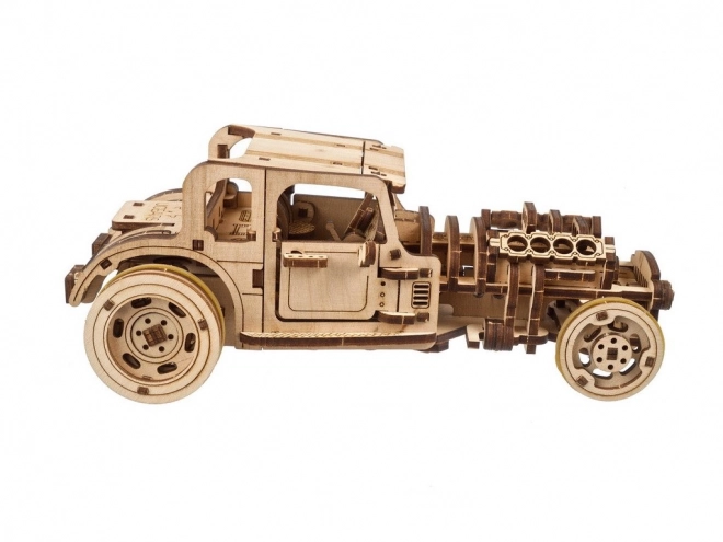 3D Wooden Puzzle Hot Rod Furious