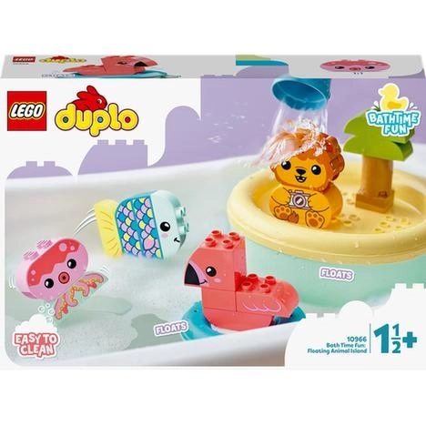 Duplo Bath Time Fun: Floating Island with Animals