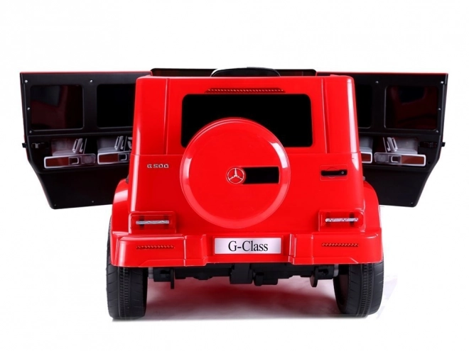 Red Battery-Powered Mercedes G500