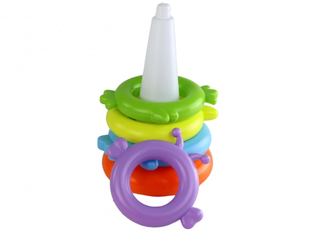 Unicorn Stacking Toy with 8 Colorful Rings