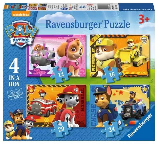 Paw Patrol 4-in-1 Puzzle Set