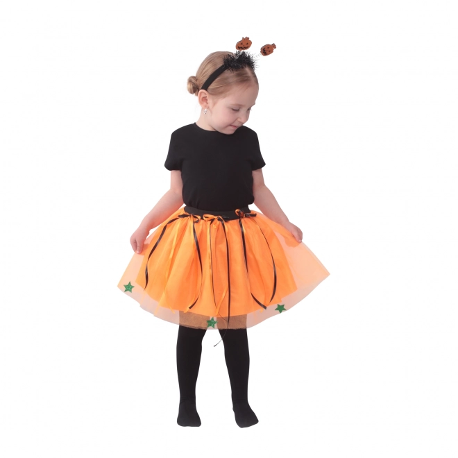 Halloween Tutu Skirt with Headband for Girls