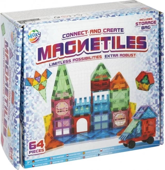 Moxy Magnetic Building Set 64 Pieces