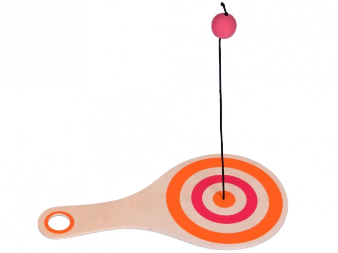 Wooden palette with attached ball on string for training SP0749