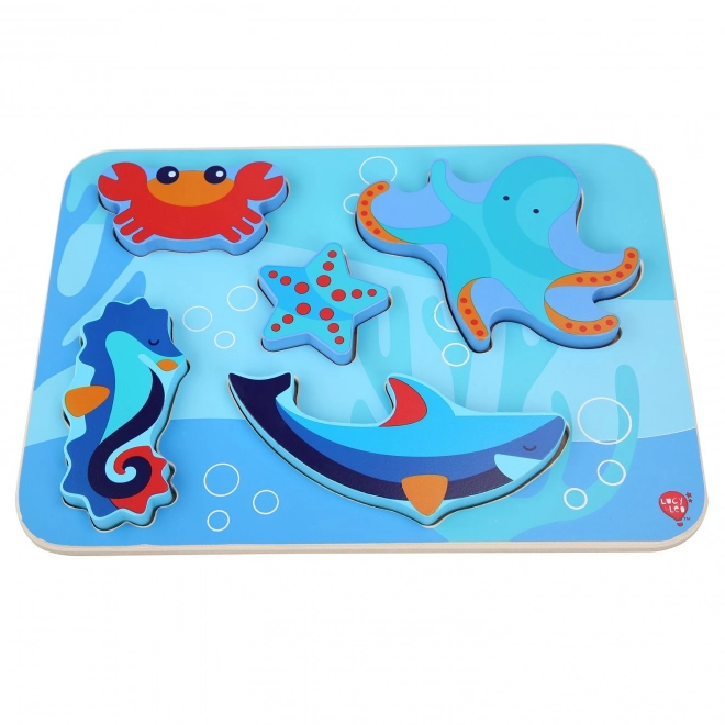 Wooden Sea Creatures Puzzle