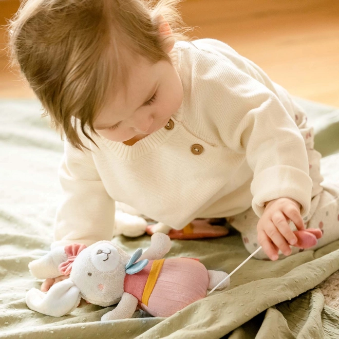 Plush Bunny Toy with Mozart Lullaby