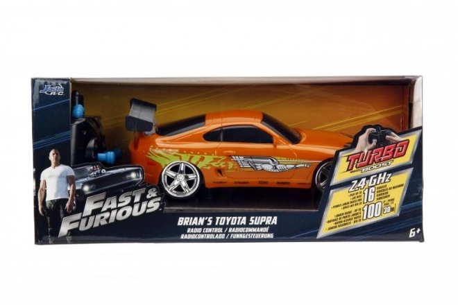 Fast and Furious Remote Control Car Brian's Toyota Supra 1:24