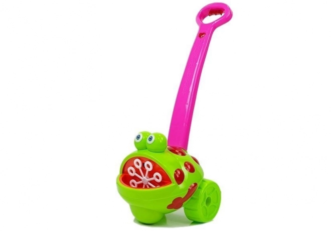 Bubble Maker Frog with Pink Handle Music Lights