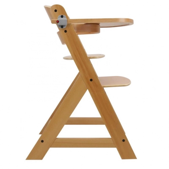 Adjustable High Chair with Tray - Natural