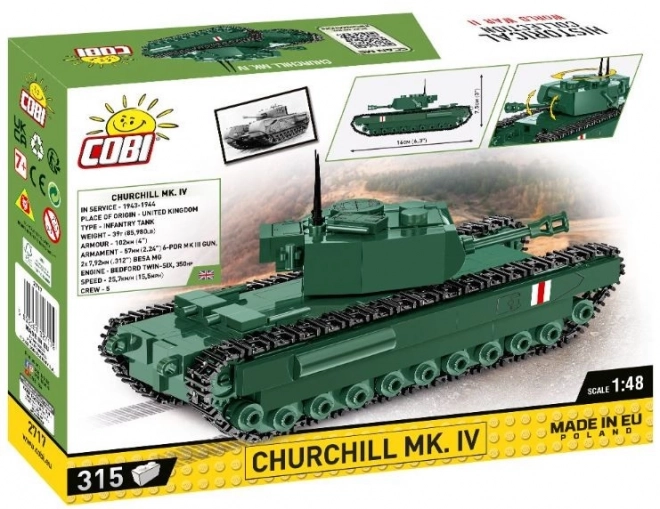 World War II Churchill Mk IV Model Tank