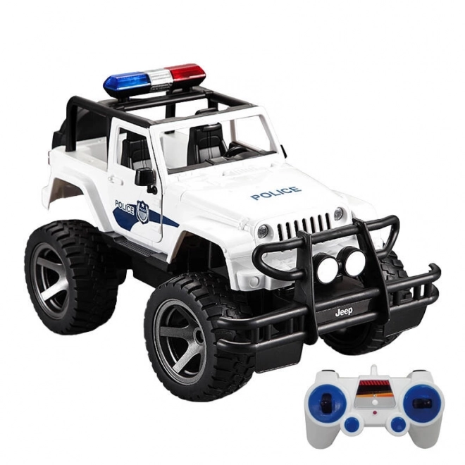 Remote-controlled Police Jeep 1:12 by Double Eagle