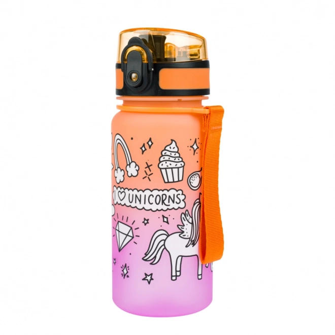 Baagl Water Bottle Gradient Unicorn 350ml