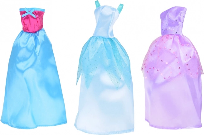 Set di abbigliamento alla moda per bambole con abiti, gioielli e accessori