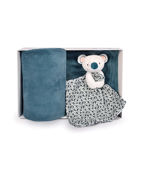 Gift Set Happy Koala Blanket and Comforter