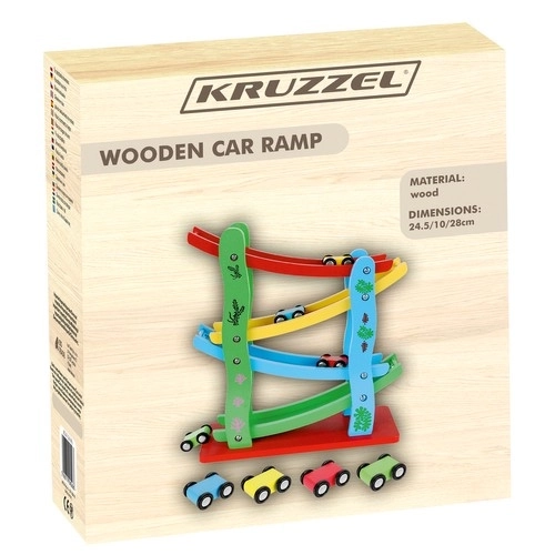 Wooden Slide Track for Toy Cars